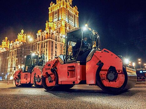 Асфальт обновлен на Кутузовском проспекте и Можайском шоссе