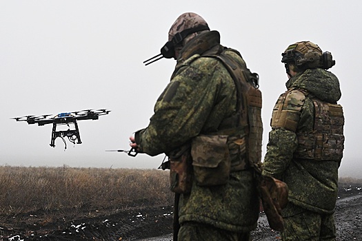 Российские бойцы стали применять в зоне СВО тяжелый дрон "Кыш Бабай"