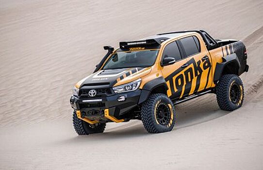Toyota совместно с производителем игрушек Tonka построили полноразмерный пикап