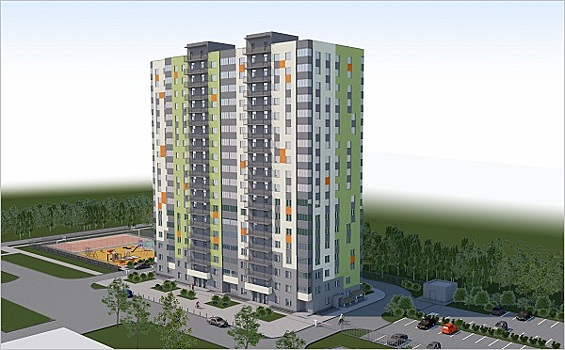 В Новосибирске за счет кредита Банка ДОМ.РФ будет построен 19-этажный дом