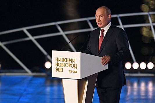 Путин посетил Нижний Новгород в день 800-летия