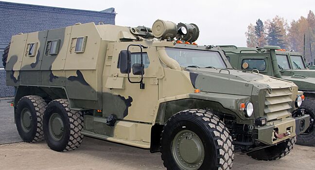 Российские инженеры оснастили автомобиль «Волк» противоминной защитой