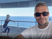 Дэвид Бекхэм посмеялся над тренировками своей жены Виктории