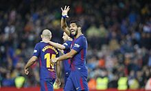 "Барселона" разгромила "Леванте" в юбилейном матче Месси