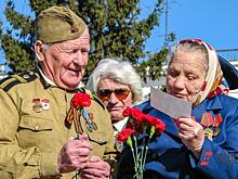 В Ставропольском крае жители поселка Прикалаусский поздравили участников СВО с Днем Победы