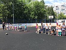 В Бибиреве для ребят из «Московской смены» провели соревнования по пионерболу