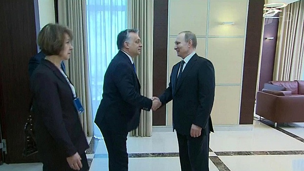 Встреча Путина с Орбаном и другие новости Первого канала