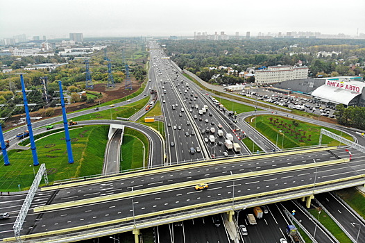 Ко Дню города в Москве введено пять крупных дорожных объектов, протяженностью 26 км