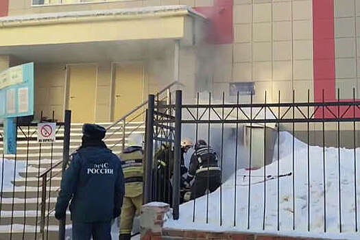 В Новосибирске произошел пожар в гимназии