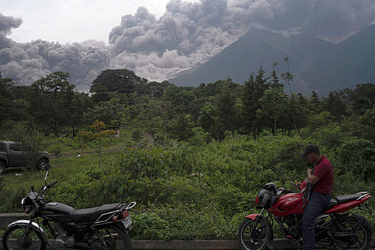 В Гватемале активизировался вулкан  -  идет эвакуация жителей