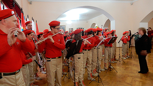 Первый юнармейский духовой оркестр выступит в Музее Победы