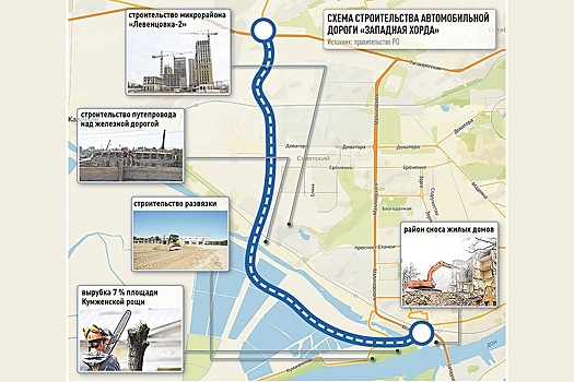 Для строительства Западной хорды в Ростове выкупят 90 участков