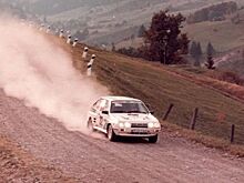 Показали архивные фото раллийного ВАЗ-2108 с турбомотором и полным приводом