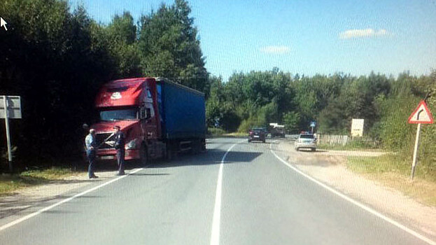 В Клепиковском районе фура зацепила пенсионерку на велосипеде