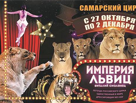 В Самарском цирке покажут шоу "Империя львиц"