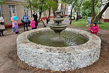 В Москве заработал найденный россиянином старинный фонтан