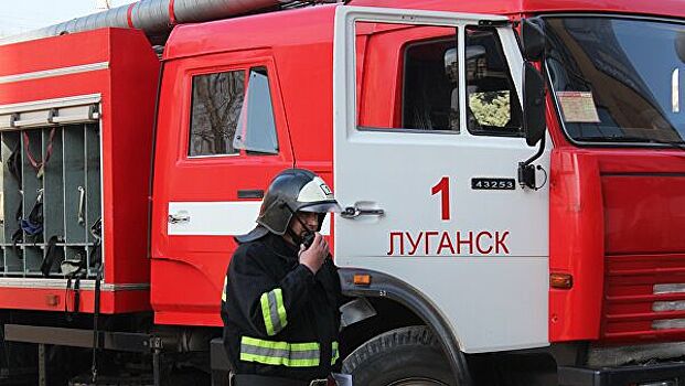 В Луганске произошел пожар в здании Минюста, есть пострадавшие