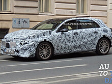 Новый Mercedes A-Class поймали во время тестов в Восточной Европе