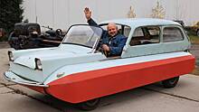В музее старинных автомобилей теперь можно увидеть машину-амфибию