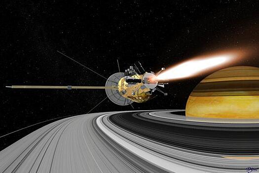 NASA показало последний снимок Cassini