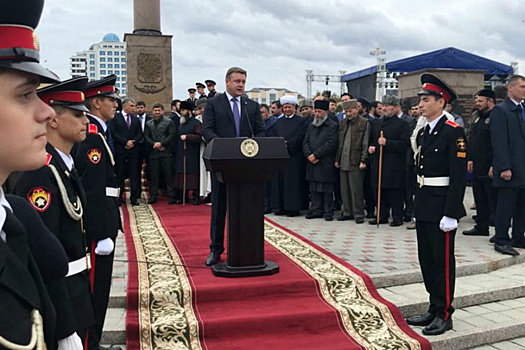 Любимов приехал в Грозный на День города