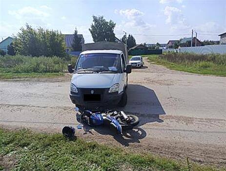 Подросток на мотоцикле попал под "Газель" в Самарской области