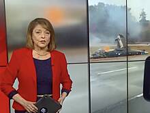 Самолет рухнул на шоссе в США, унес жизни двух пассажиров и попал на видео