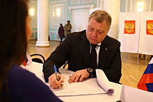 Игорь Бабушкин первым в Астраханской области проголосовал на выборах Президента России