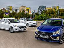 Лада Искра против конкурентов — большой тест недорогих седанов