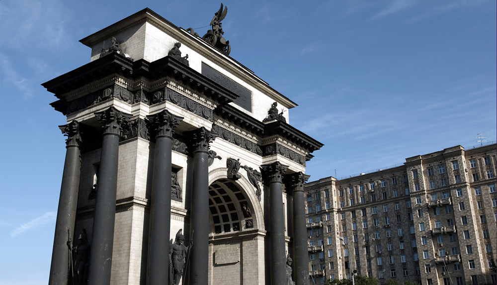 Московские Триумфальные ворота (Триумфальная арка), Москва, Россия, Европа