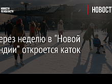 Уже через неделю в "Новой Голландии" откроется каток