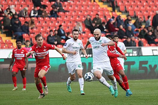 «Спартак» не сумел обыграть «Ахмат» в матче 22-го тура РПЛ