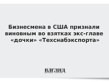 WP: в США бизнесмен признан виновным во взятках экс-главе "дочки" "Техснабэкспорта"