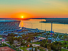 В небе над пригородом Волгограда прозвучали взрывы