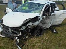 Шесть человек пострадали в столкновении двух «Лад» на Южном Урале