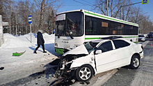Новосибирец погиб в лобовом столкновении с автобусом