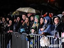 Пермяки под дождём отмечали день рождения набережной
