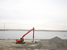 В Центральном районе Волгограда на 98% завершили берегоукрепление Волги