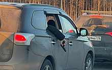 Пассажир авто с пистолетом рассмешил россиян