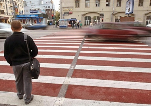 В Москве появились двойные пешеходные переходы