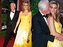 Актер Ричард Гир появился перед общественностью со своей молодой супругой