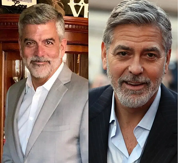 Джордж Клуни и его близнец обладают неповторимым шармом.