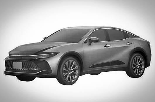 Toyota Crown нового поколения показали на патентных изображениях