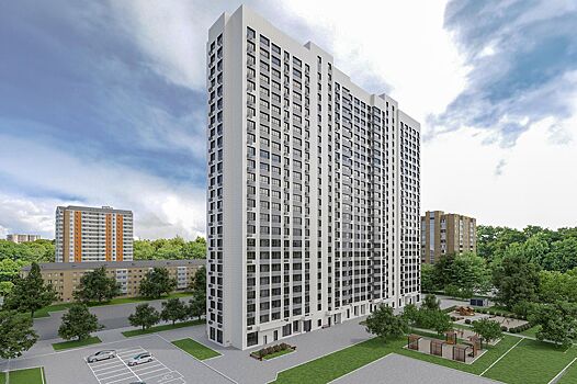 Новостройка для «Московских кварталов» на Полярной улице готова более чем наполовину