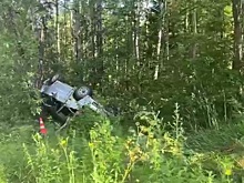 Пенсионер перевернулся на трассе и погиб в Семеновском районе