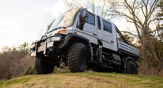  		 			Mercedes-Benz Unimog U500 2004 года сделает вас королем горы 		 	