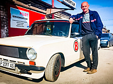 Белая ракета: пенсионер построил сумасшедшую "турбокопейку"