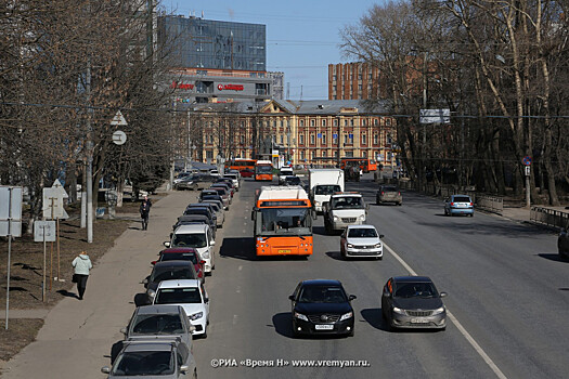Утренние пробки образовались на выездах из Нижнего Новгорода