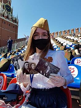 Школьница из Краснодара побывала на параде Победы в Москве