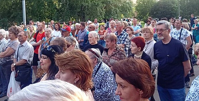 Москвичи вышли на митинг против магистрали
